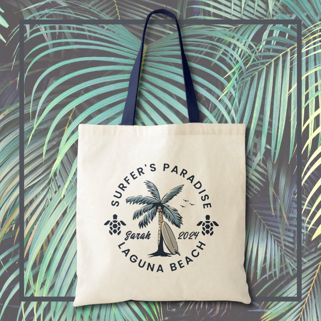 Bolsa Tote Paraíso do Surfista (Surfer's Paradise Tote Bag)