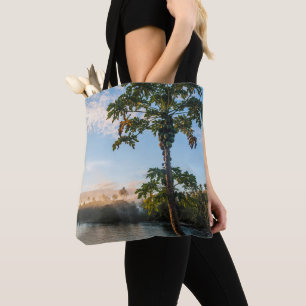 Bolsa Tote Paraíso Tropical ao Pôr do Sol, Fiji