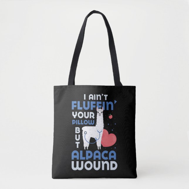 Bolsa Tote Paramédico Alpaca Wound Care Enfermeira Trauma EMT (Frente)