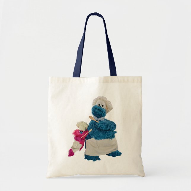 Bolsa Tote Parceiros do Caminhão de Comida do Monstro Come-Bi (Frente)