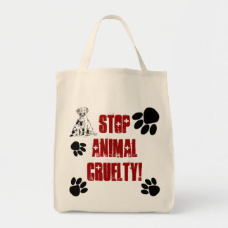 BOLSA TOTE PARE A CRUELDADE ANIMAL