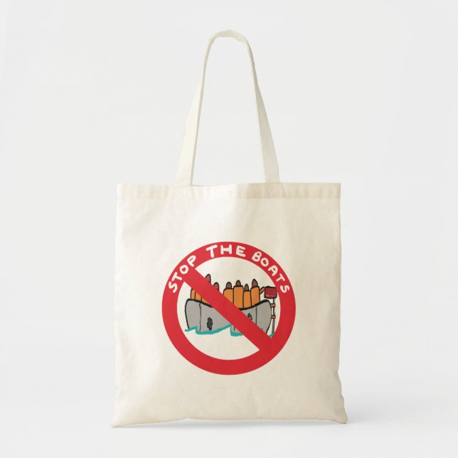 Bolsa Tote Pare os Barcos (Frente)