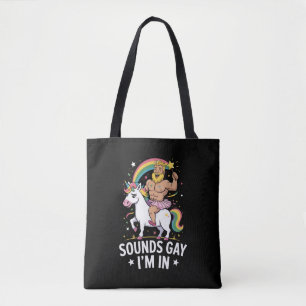 Bolsa Tote Parece Gay Eu Estou Dentro