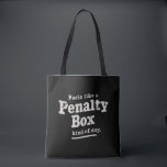 Bolsa Tote Parece um jogador de hóquei no Dia da Caixa da Pen<br><div class="desc">Parece um jogador de hóquei no Dia da Caixa da Pena</div>