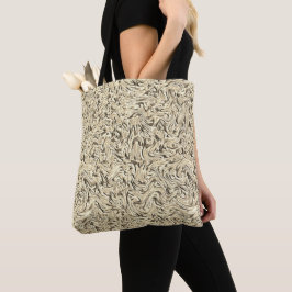 Bolsa Tote Parece uma textura de parede em tons beges