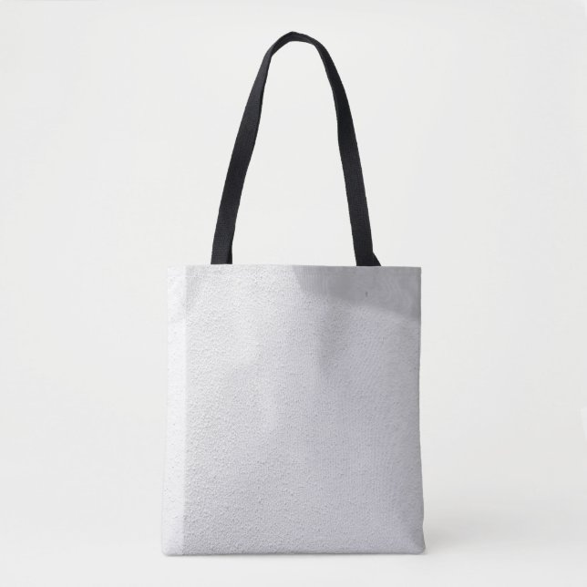 Bolsa Tote Parede de betão branco (Frente)