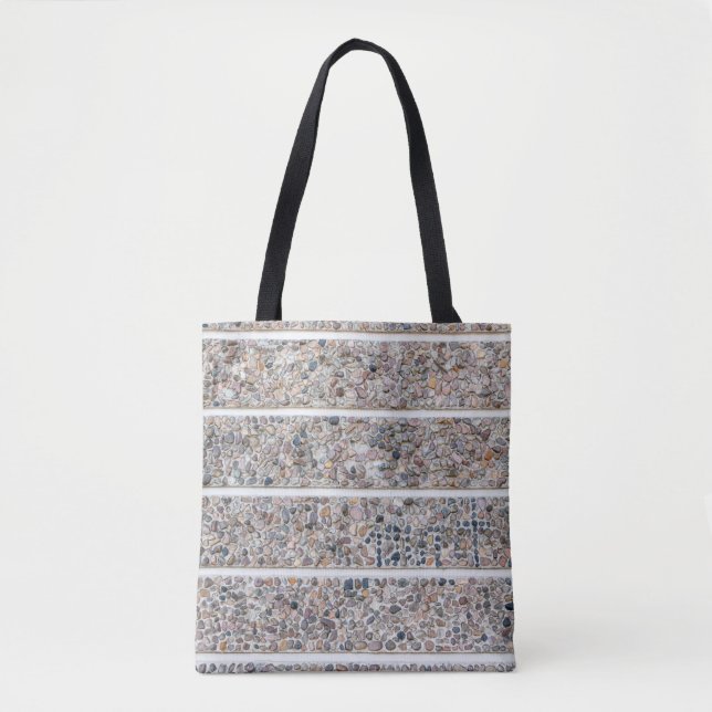 Bolsa Tote Parede de pedras de concreto (Frente)