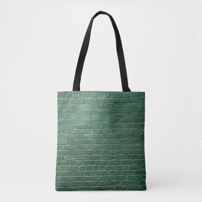 Bolsa Tote Parede pintada verde (Frente)