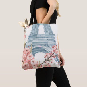 Bolsa Tote Paris Cherry Blossoms