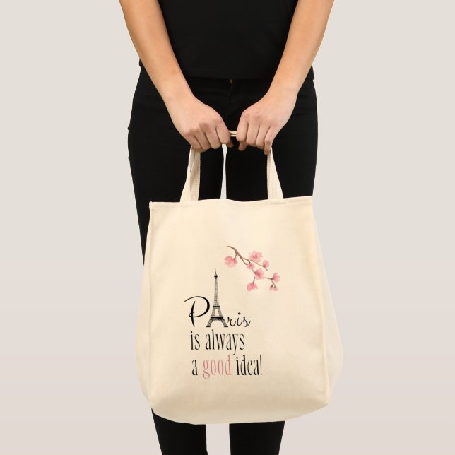 Bolsa Tote Paris é sempre uma boa ideia (Frente (produto))