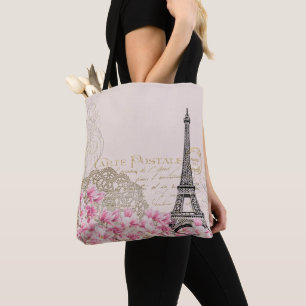 Bolsa Tote Paris Eiffelturm France, coisa efêmera francesa d