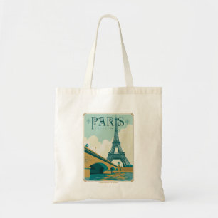 Bolsa Tote Paris France - torre Eiffel