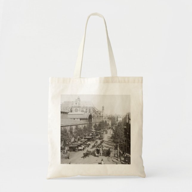 Bolsa Tote Paris: Les Halles, C1900 (Frente)
