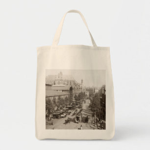 Bolsa Tote Paris: Les Halles, C1900