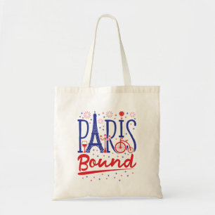 Bolsa Tote Paris Vinculou Viajante Viagem de Férias Francesas