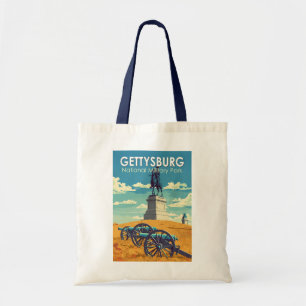 Bolsa Tote Parque Militar Nacional de Gettysburg Viagem Arte