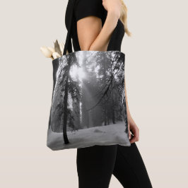 Bolsa Tote Parque Nacional da Neve de inverno em Kings Canyon