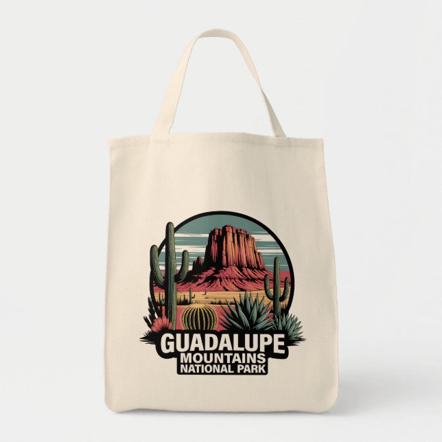 Bolsa Tote Parque Nacional das Montanhas Guadalupe Texas (Frente)