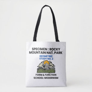 Bolsa Tote Parque Nacional das Montanhas Rochosas Espécime Re
