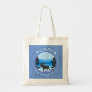 Bolsa Tote Parque Nacional de Acadia Maine Alce