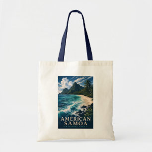Bolsa Tote Parque Nacional de Samoa Americana Modern Woodbloc