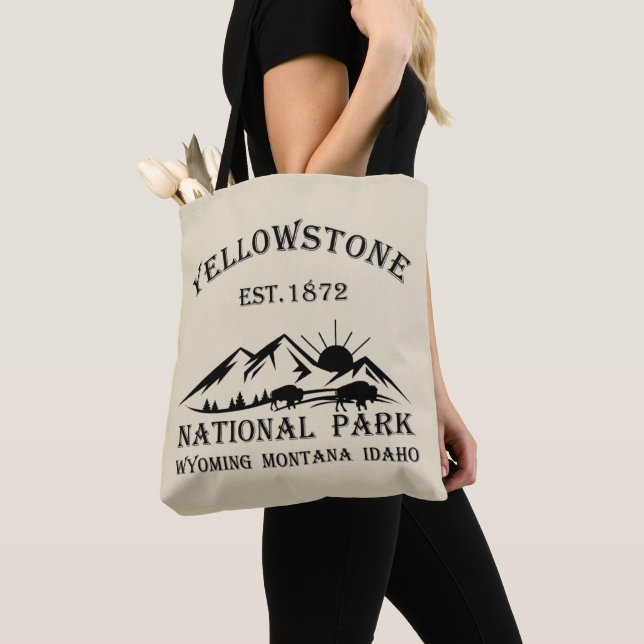 Bolsa Tote Parque Nacional de Yellowstone (Close Up)