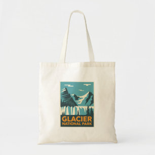 Bolsa Tote Parque Nacional do Glacier Vintage