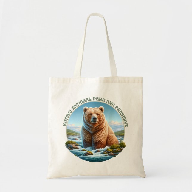 Bolsa Tote Parque Nacional e Reserva de Katmai (Frente)