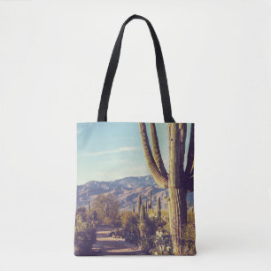 Bolsa Tote Parque Nacional Saguaro, representação cênica.