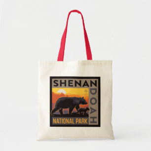 Bolsa Tote Parque Nacional Shenandoah   Urso mamário e Cubos