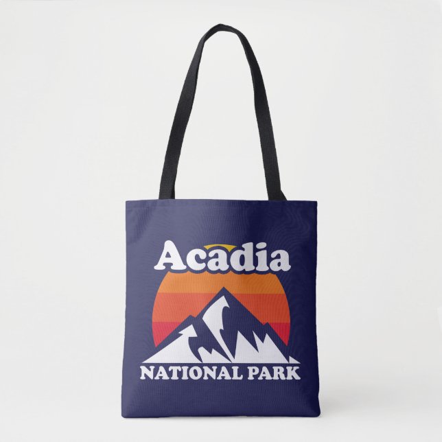 Bolsa Tote Parque Nacional Vintage Acadia (Frente)