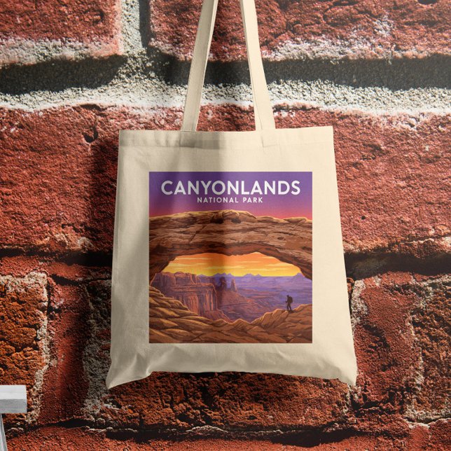 Bolsa Tote Parque Nacional Vintage Canyonlands (Criador carregado)