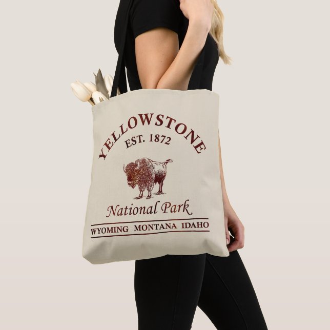 Bolsa Tote Parque nacional Yellowstone (Close Up)