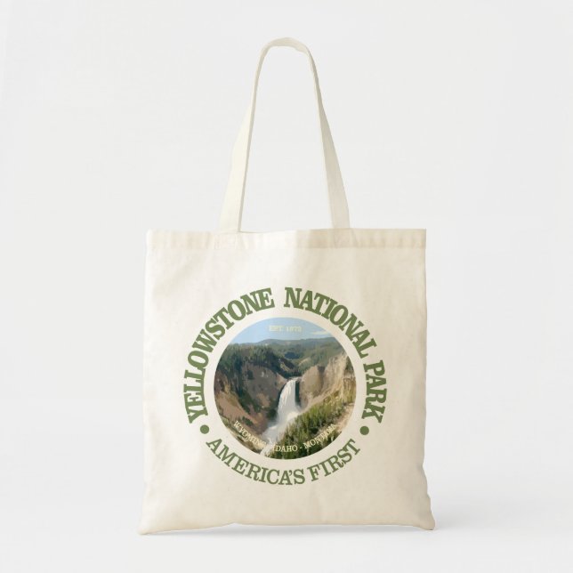 Bolsa Tote Parque Nacional Yellowstone (quedas) (Frente)