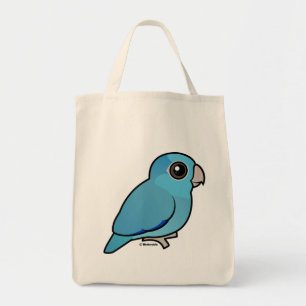 Bolsa Tote Parrotlet pacífico azul