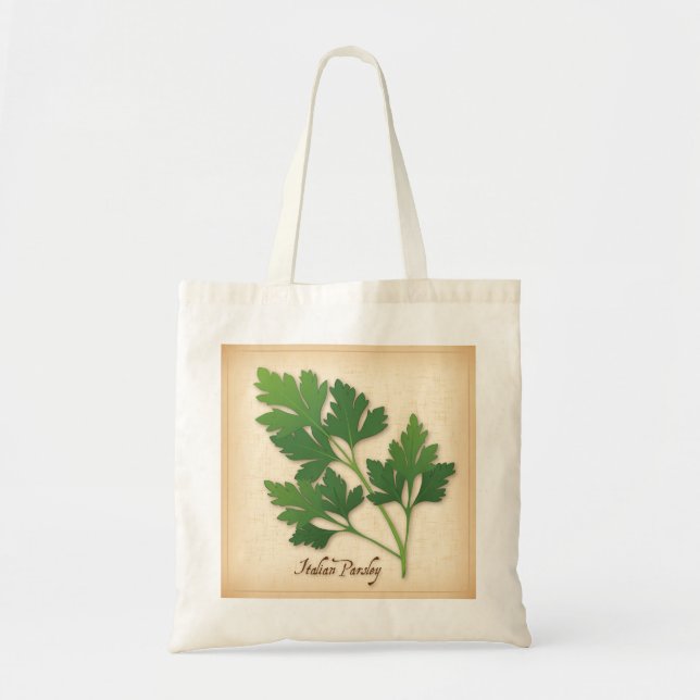 Bolsa Tote Parsley Herb italiano (Frente)