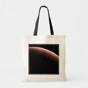 Bolsa Tote Parte De Marte Na Fronteira De Luz E Escuro.