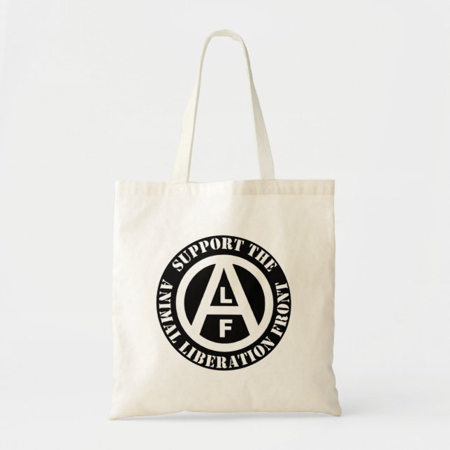 Bolsa Tote Parte dianteira de libertação animal do apoio do (Frente)