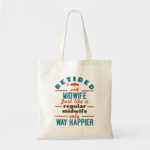 Bolsa Tote Parteira de Parteira, Aposentada, de Aposentadoria