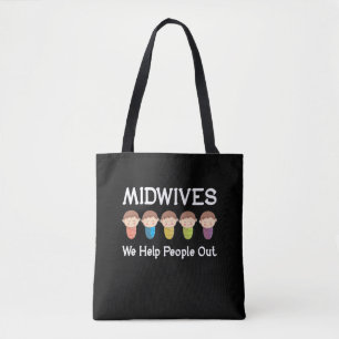 Bolsa Tote Parteiras Apreciam o Bebê da Doula Parteira