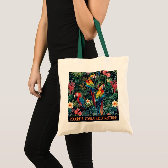 Bolsa Tote Partes Coloridas com texto personalizável (Frente (produto))