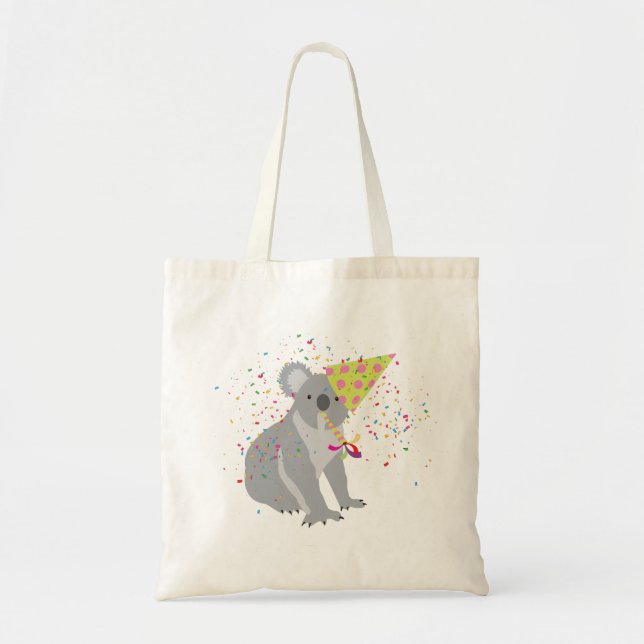 Bolsa Tote Partida Koala - Animais com festa (Frente)