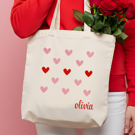 Bolsa Tote Partido Personalizado Galentine é a favor do prese