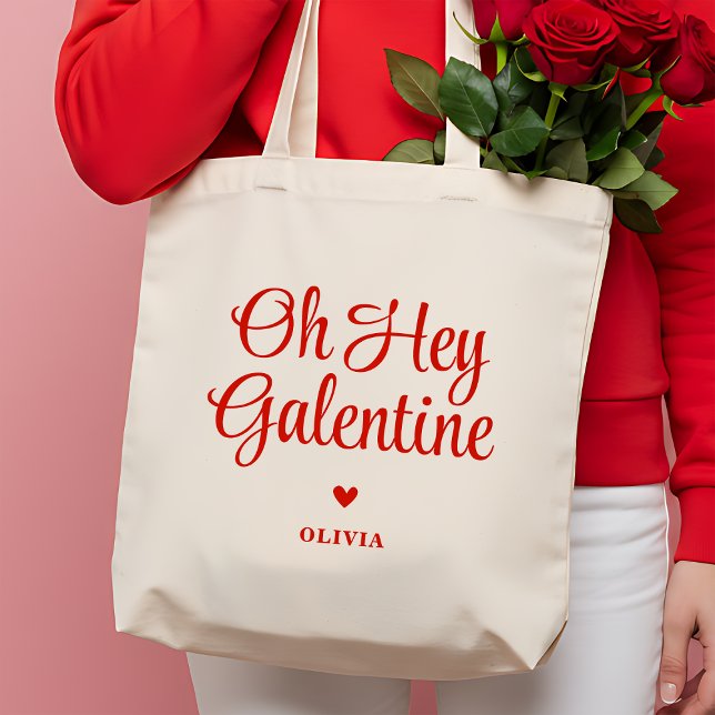 Bolsa Tote Partido Personalizado Galentine é a favor do prese (Criador carregado)
