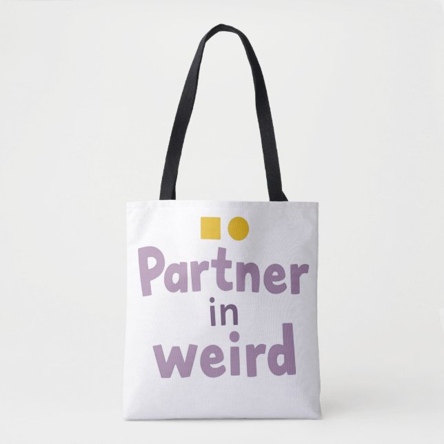 Bolsa Tote Partner in Weird (Frente)