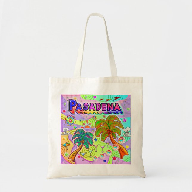 Bolsa Tote Pasadena Férias Tote Bag Alvo (Frente)