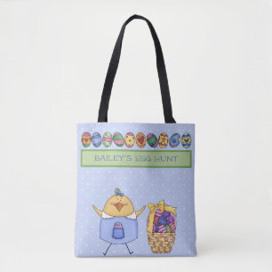 Bolsa Tote Páscoa Chic - Caça Personalizada De Ovo De Páscoa