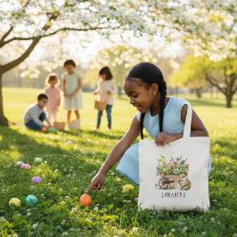 Bolsa Tote Páscoa Personalizada para Garotas Bonitas