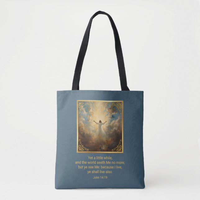 Bolsa Tote Páscoa Ressurreição Religiosa  (Frente)
