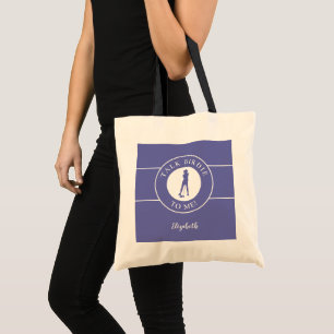 Bolsa Tote Passarinho de Conversa Engraçada Para Mim Golfista